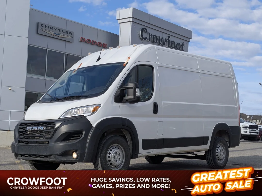 Certified Used 2025 White RAM Tradesman - - FWD - 2500 High Roof 136 WB w/Pass Seat & More! image 1