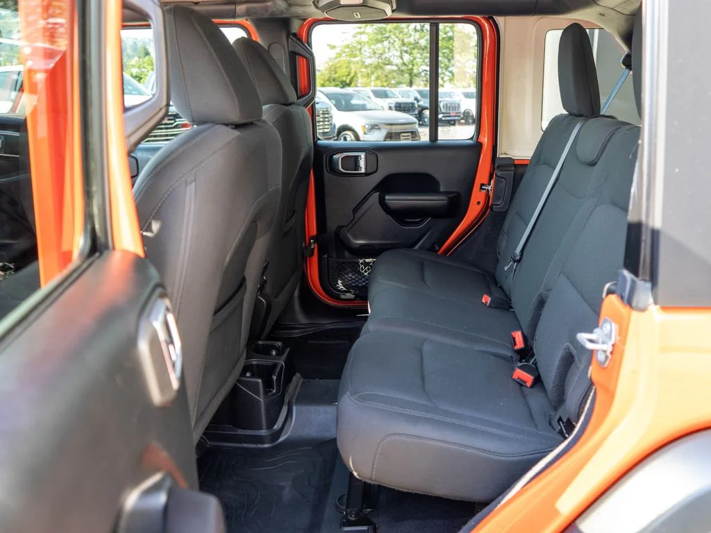 Used 2018 Orange Jeep Unlimited Sport S image 12