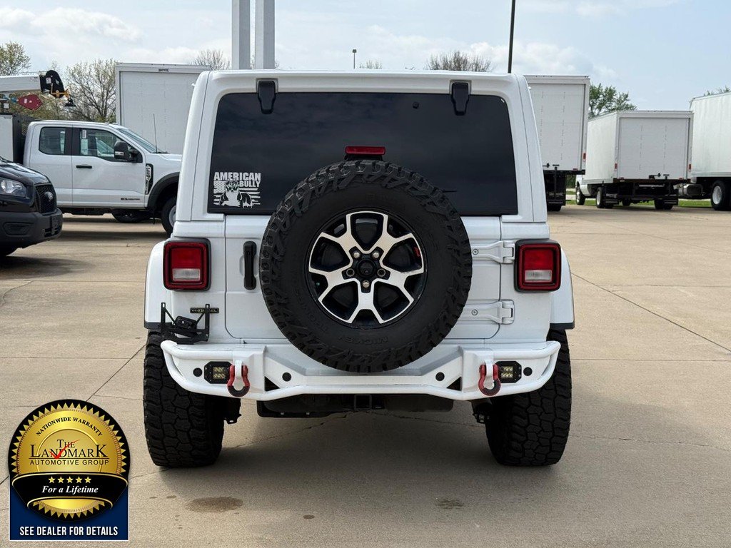 Used 2021 Bright White Clearcoat Jeep Unlimited Rubicon 4x4 image 6