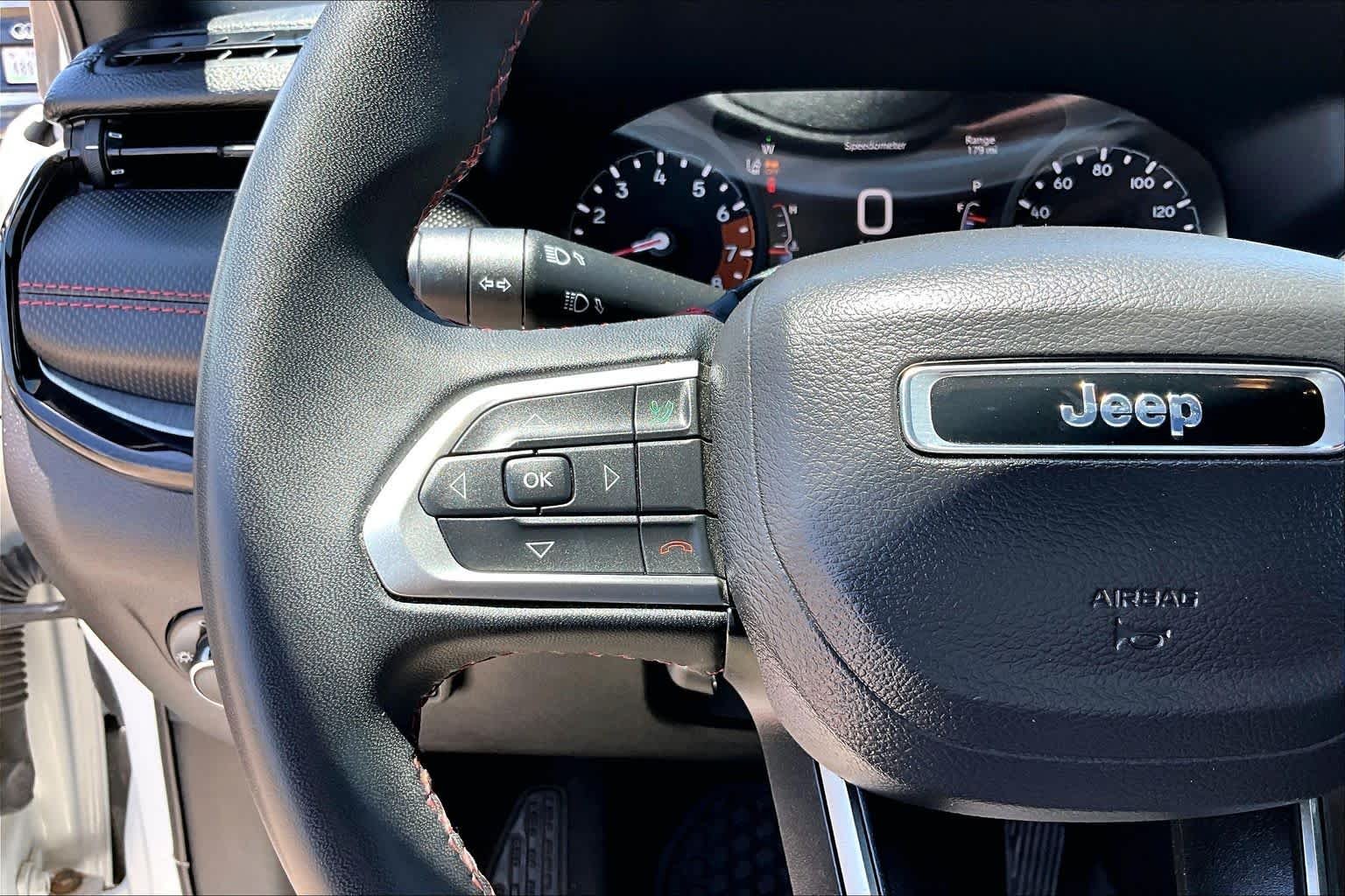 Used 2024 Bright White Clearcoat Jeep Trailhawk image 22