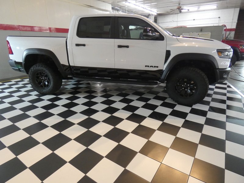 New 2026 Bright White Clear-Coat Exterior Paint RAM RHO 4x4 Crew Cab 5