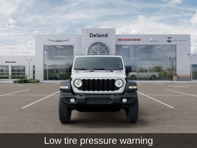 New 2026 Bright White Clear-Coat Exterior Paint Jeep Sport S image 7