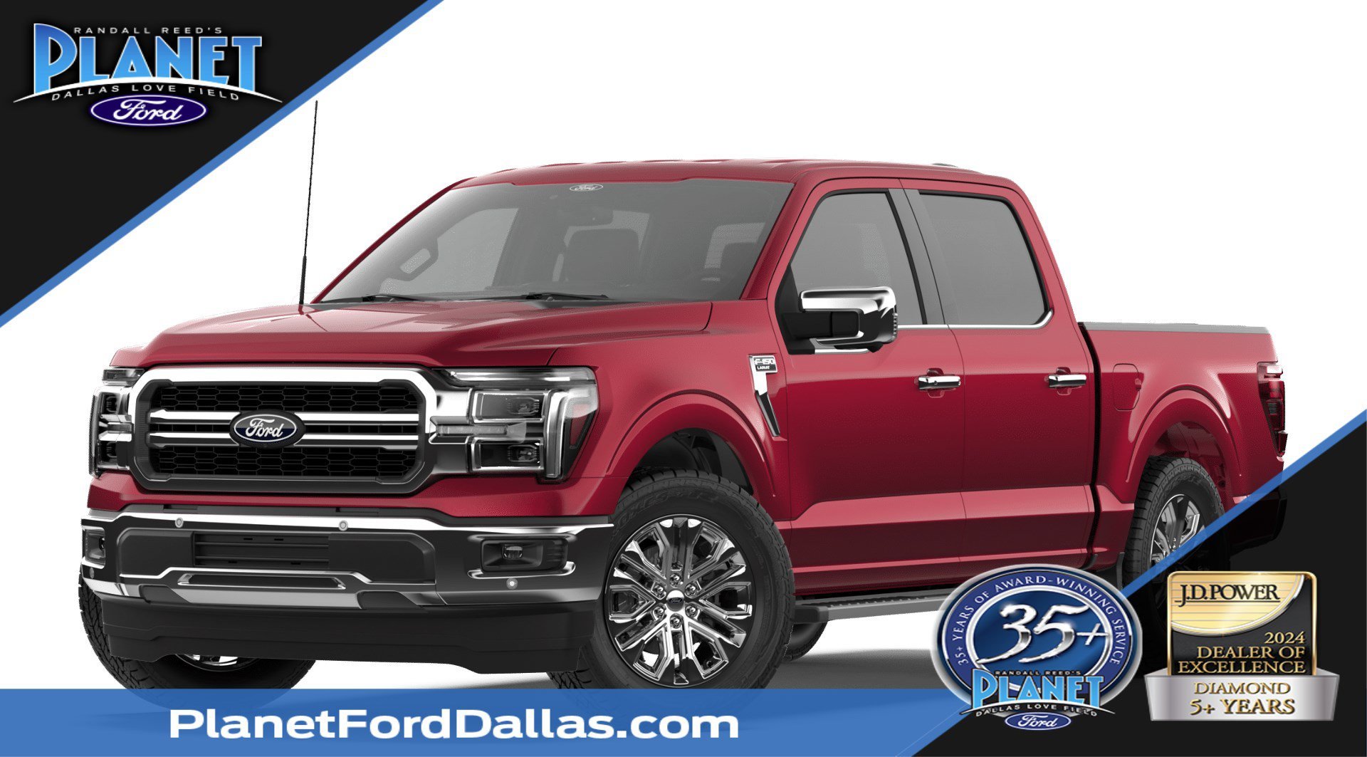 New 2026 Ruby Red Metallic Tinted Cc Ford Lariat image 1