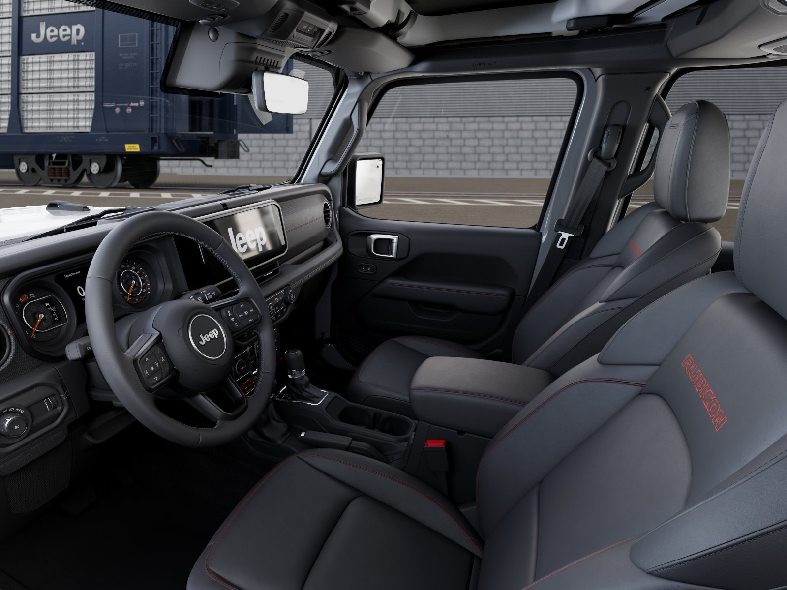 New 2026 Bright White Clearcoat Jeep Rubicon X image 48