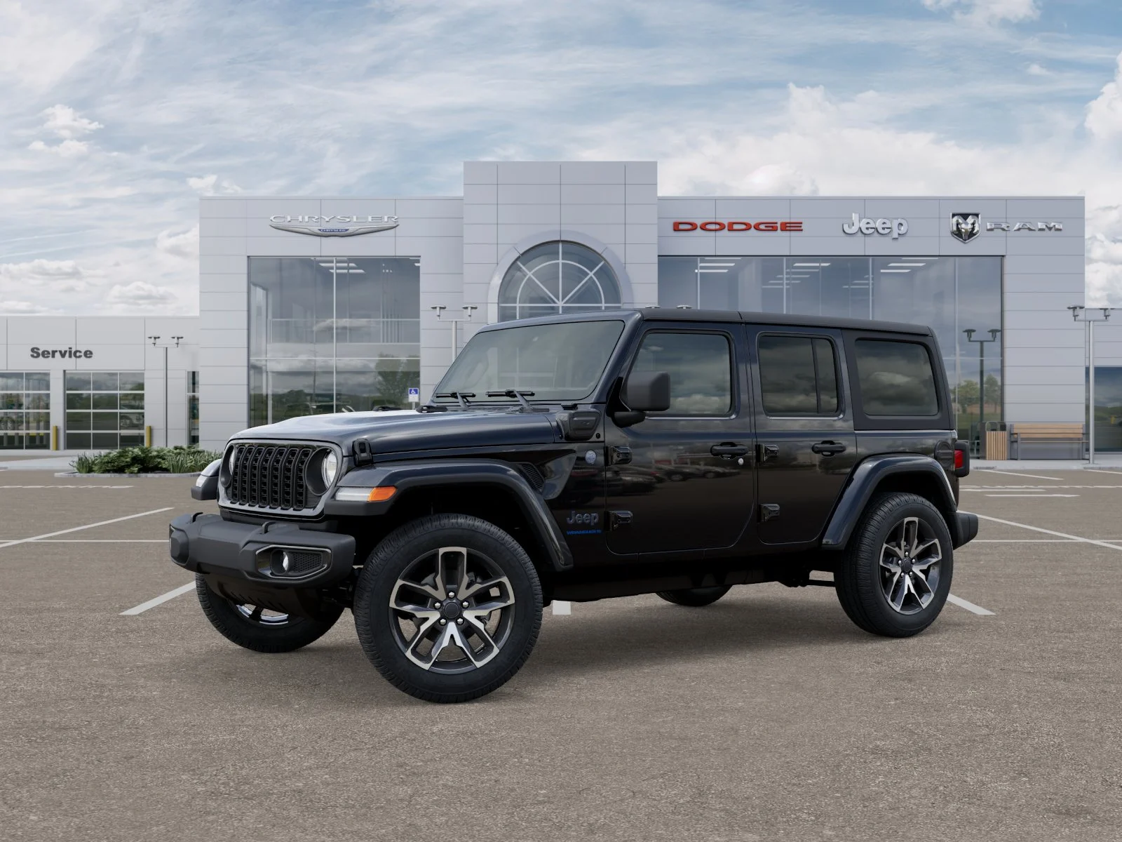 New 2025 Black Clearcoat Jeep Sport S 4xe image 19
