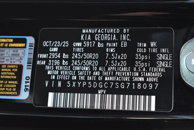 Used 2025 Ebony Black Kia SX X-Line image 25