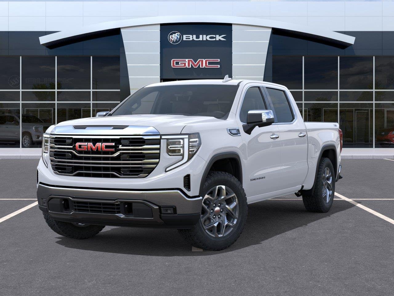 New 2026 Glacier White Tricoat GMC SLT image 6