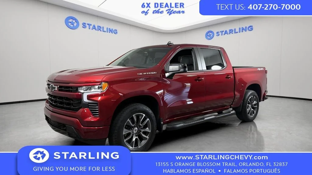 Used 2024 Radiant Red Tintcoat Chevrolet RST image 1