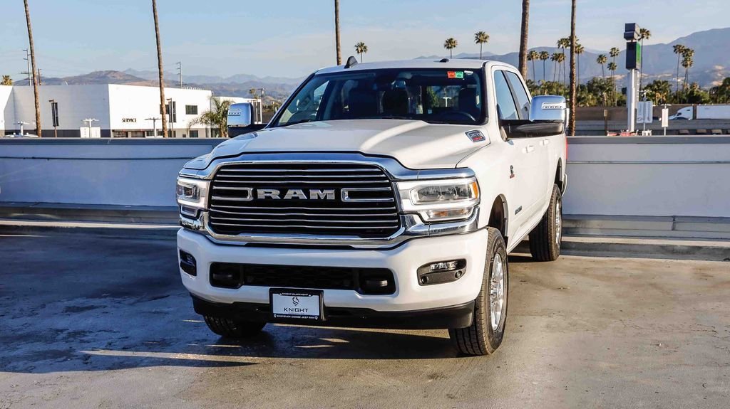 Used 2024 Bright White Clearcoat Ram Laramie image 4