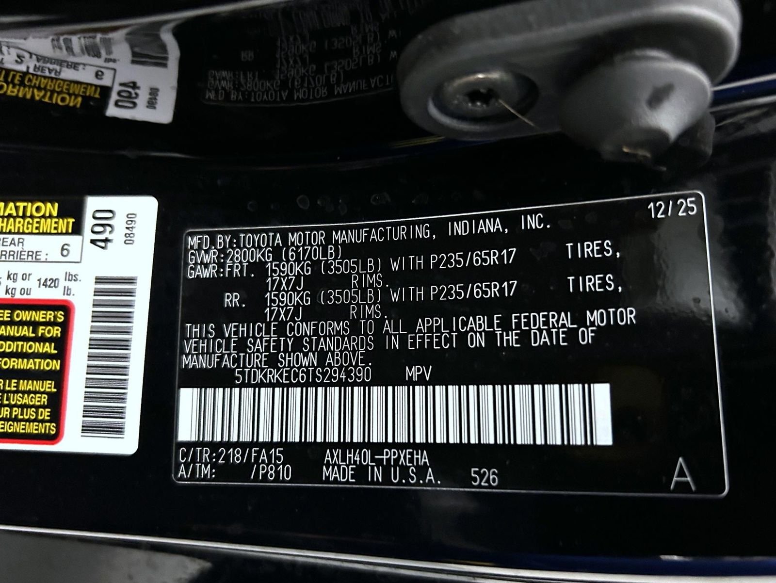 Used 2026 Black Toyota LE image 24