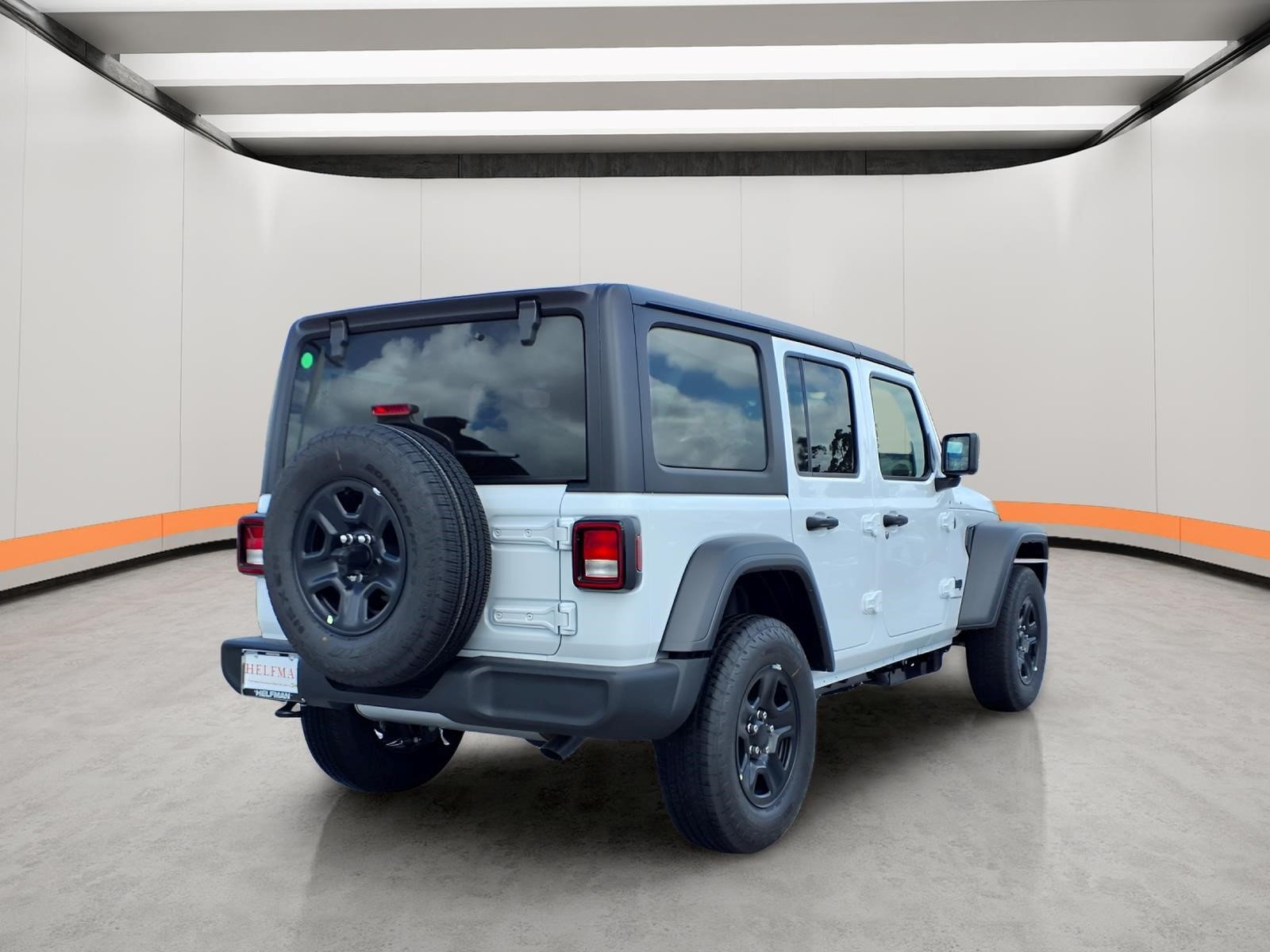 New 2026 Bright White Clear-Coat Exterior Paint Jeep Sport image 6