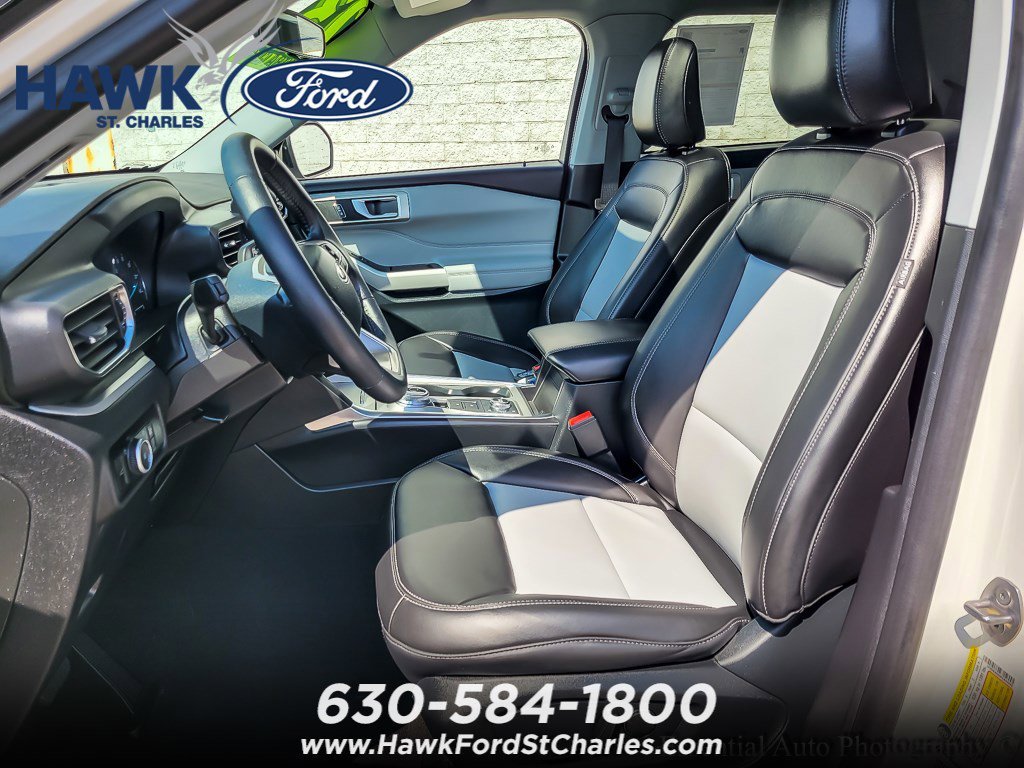 Certified Used 2023 White Metallic Ford XLT image 8