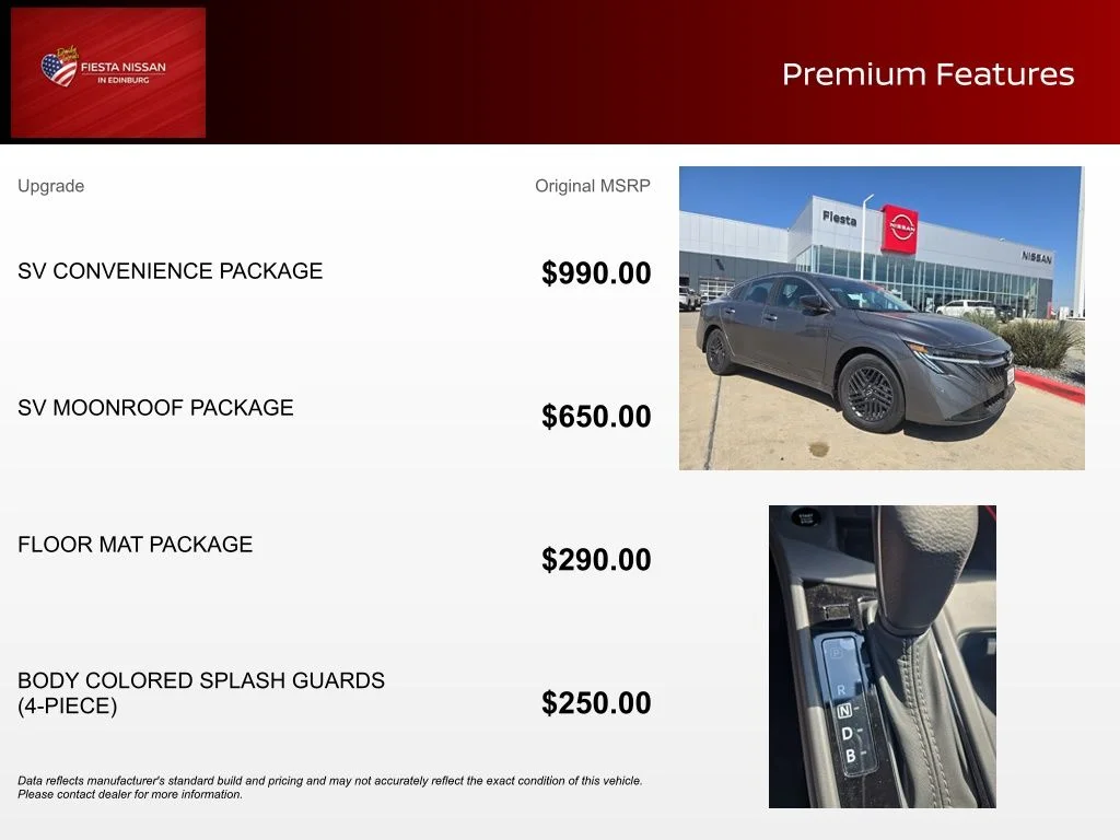 New 2026 Gun Metallic Nissan SV image 3