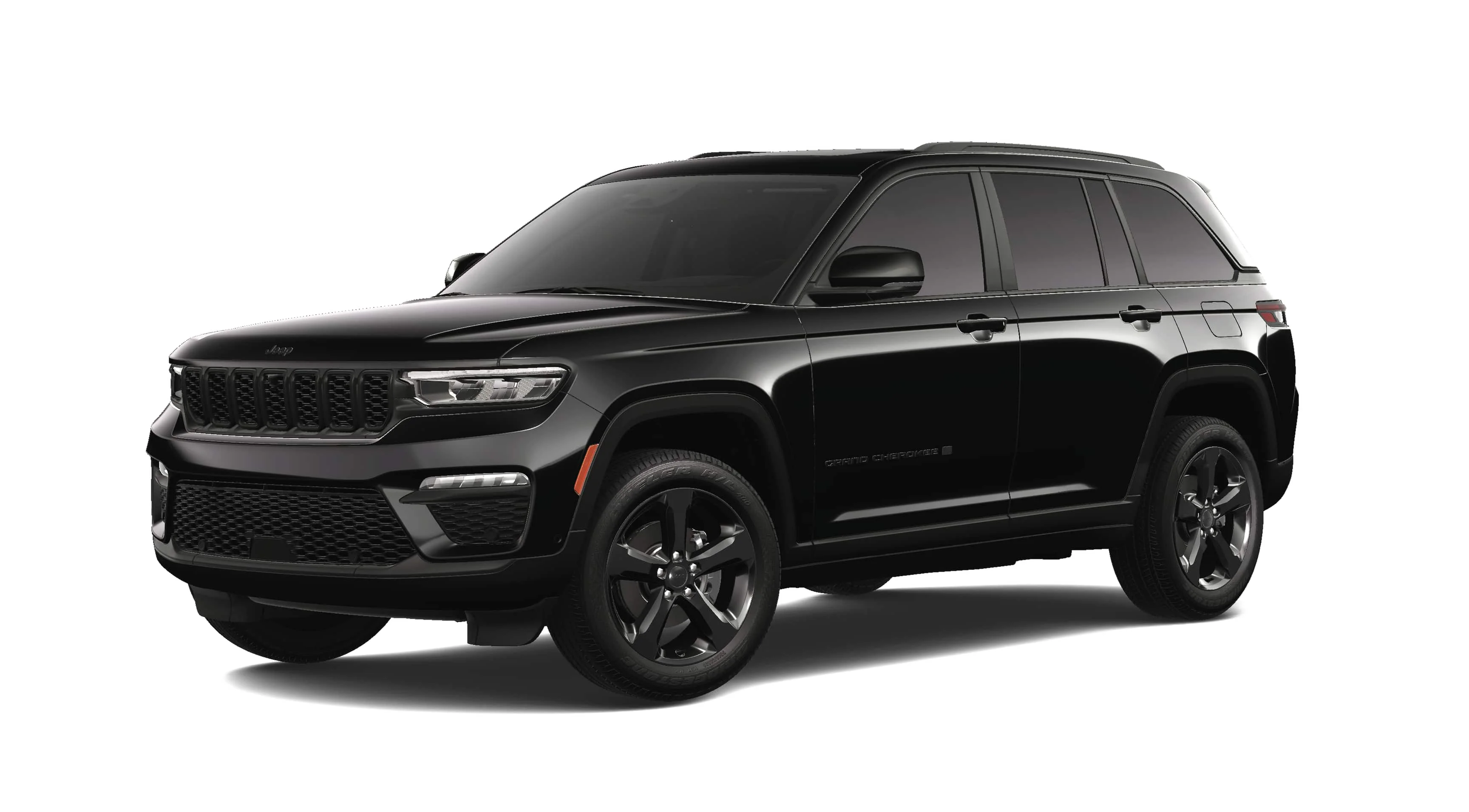 New 2025 Diamond Black Crystal Pearl-Coat Exterior Paint Jeep Limited image 1