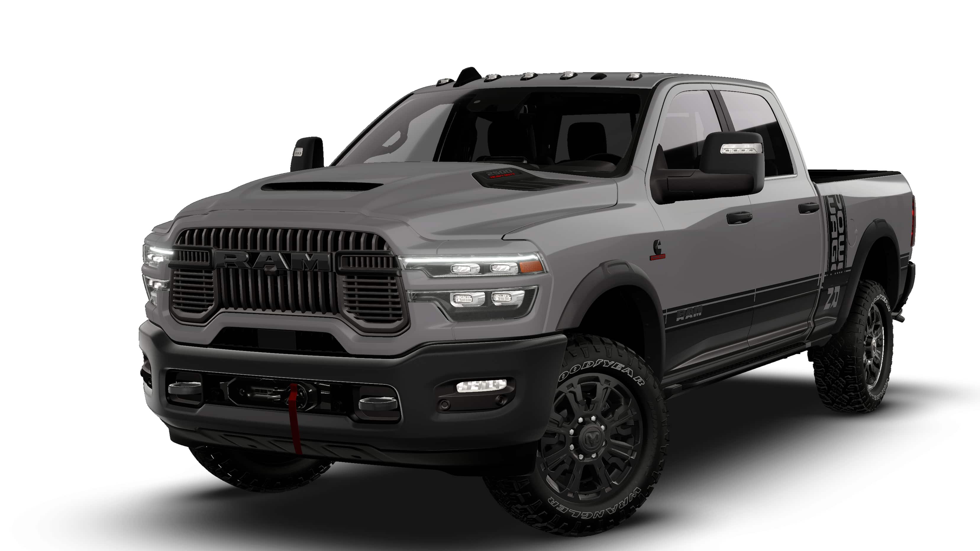 New 2026 Ceramic Gray Clear-Coat Exterior Paint RAM POWER WAGON image 1