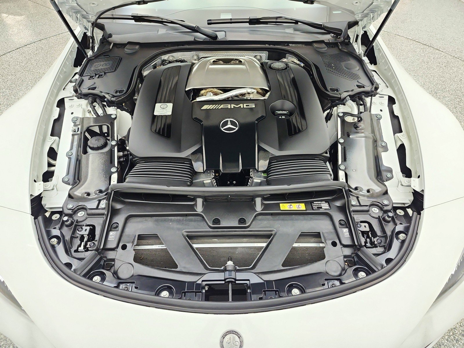 Certified Used 2023 MANUFAKTUR Moonlight White Metallic Mercedes-Benz AMG® SL 55 Roadster image 20