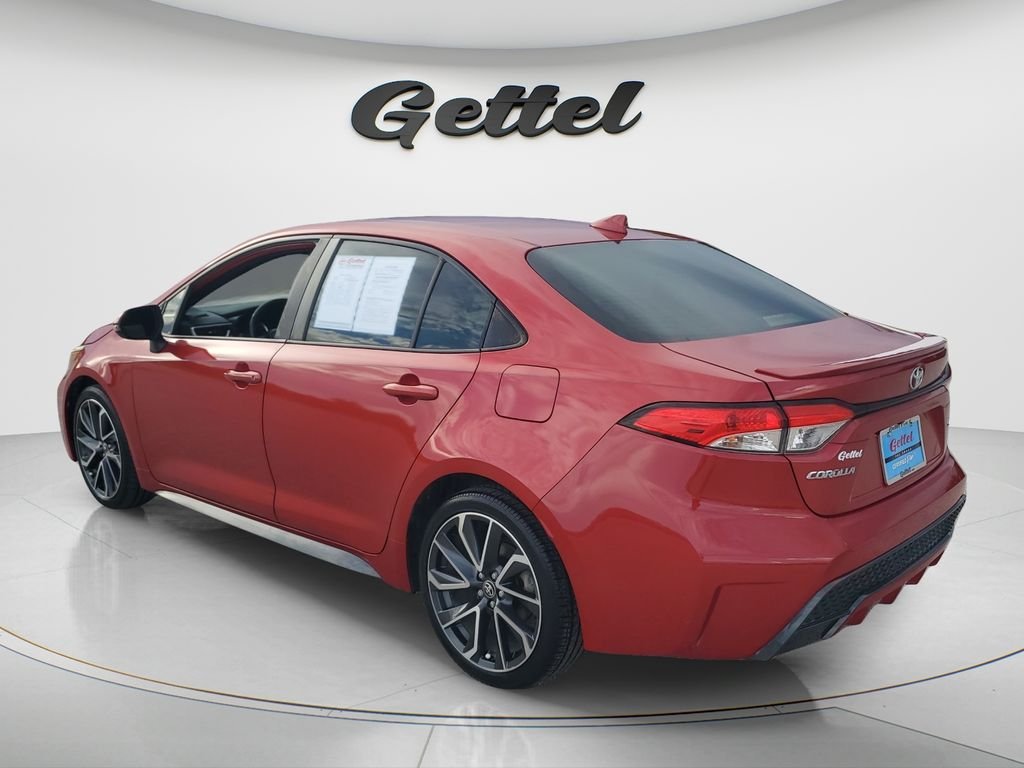 Certified Used 2021 Red Toyota SE image 7