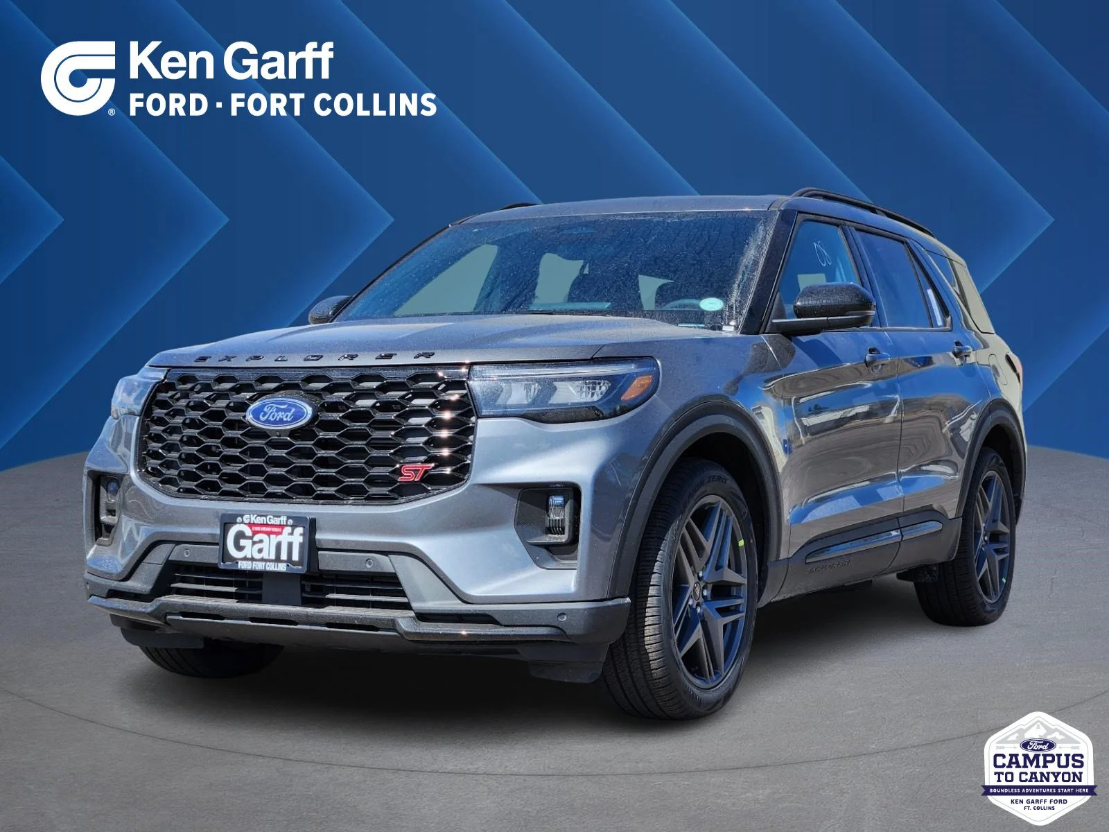 New 2026 Carbonized Gray Metallic Ford ST image 1
