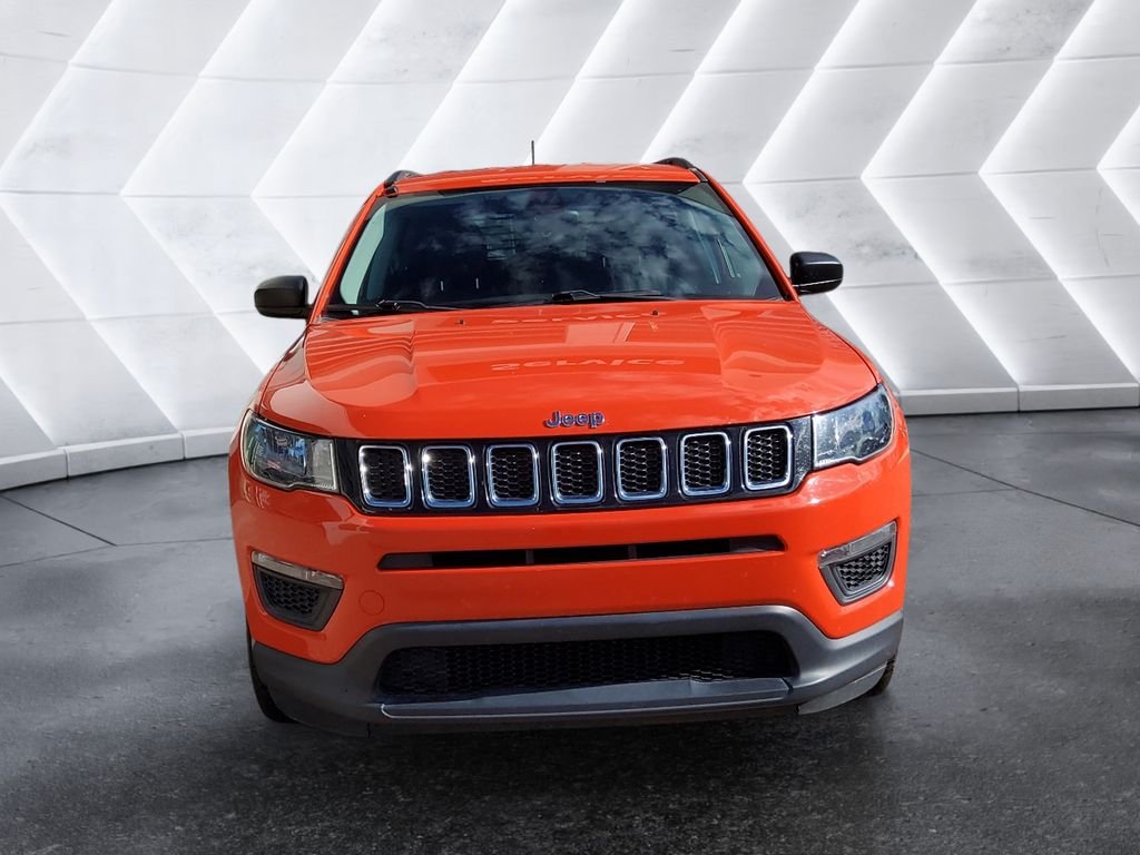 Used 2018 Orange Jeep Sport image 2