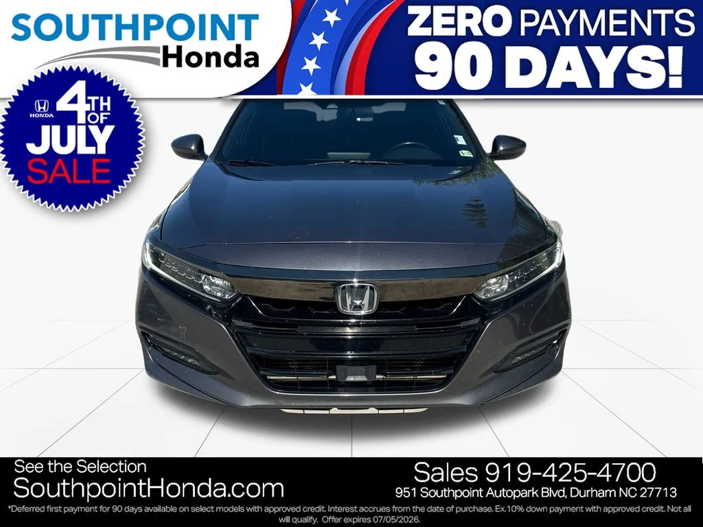 Used 2018 Modern Steel Metallic Honda Sport image 2