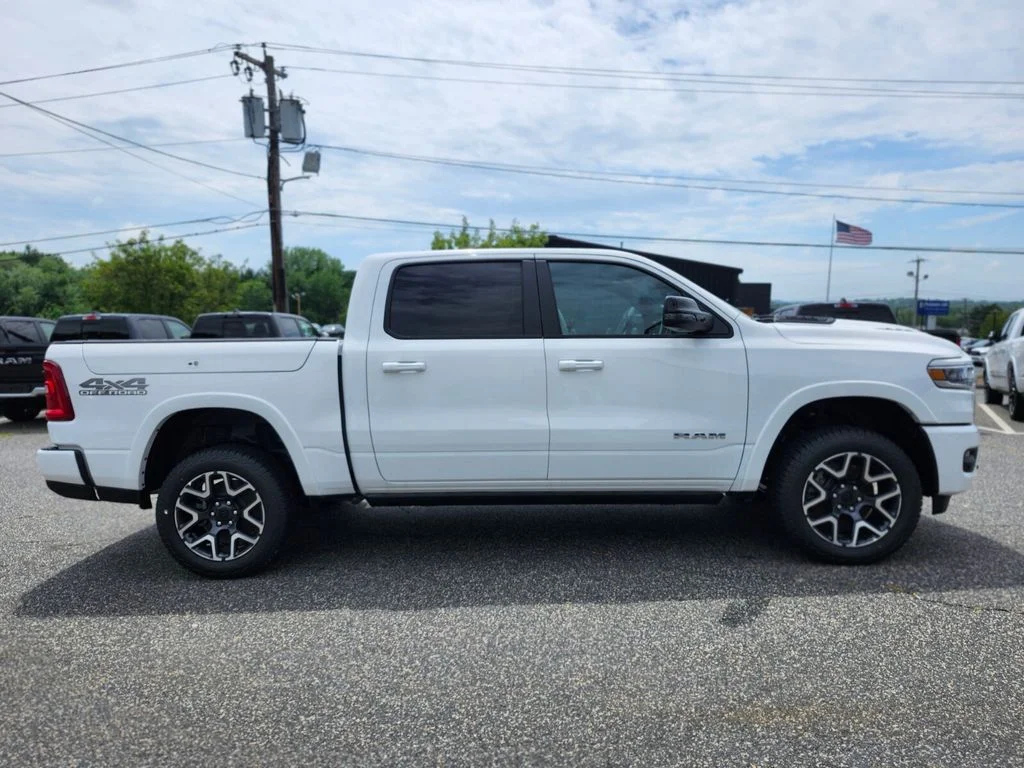 New 2026 Bright White Clear-Coat Exterior Paint RAM Laramie image 6