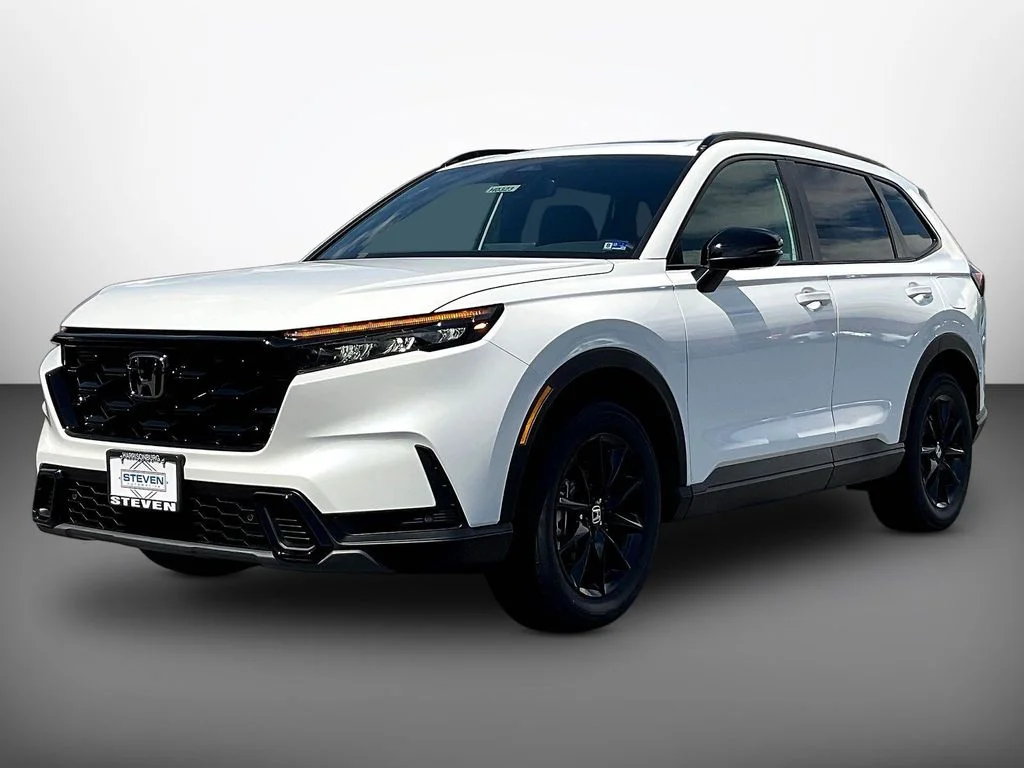 New 2026 Platinum White Pearl Honda AWD Sport-L Hybrid image 3