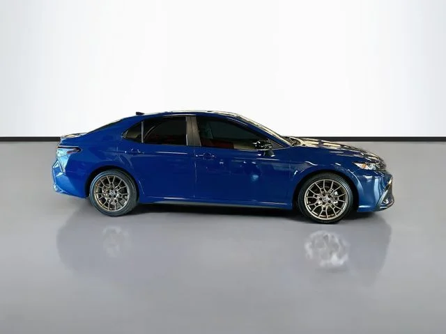 Used 2023 Blue Toyota SE Nightshade image 2