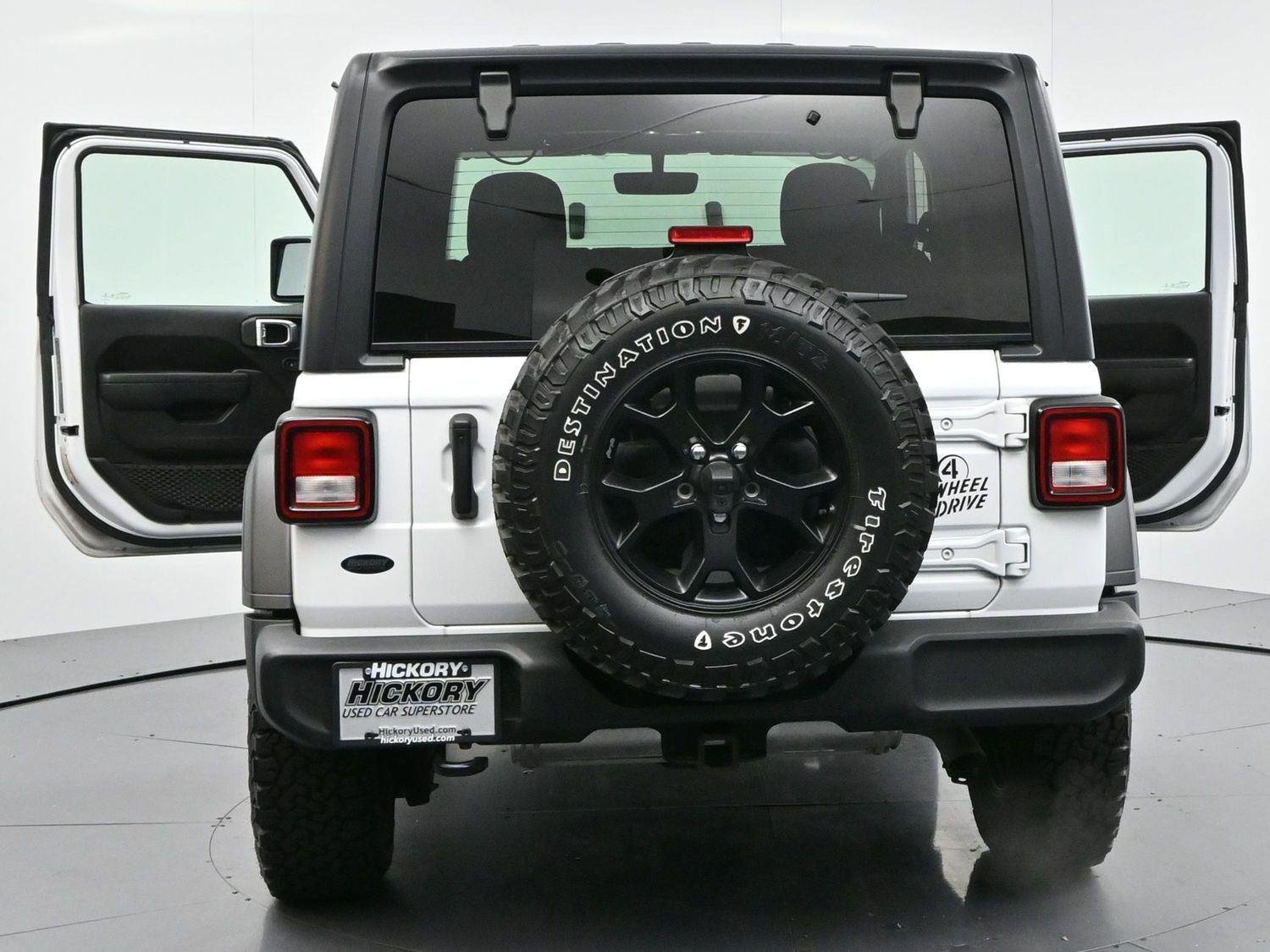 Used 2022 Bright White Clearcoat Jeep Willys image 39