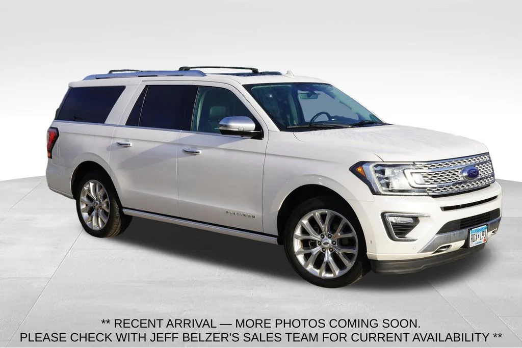 Used 2018 White Platinum Metallic Tri-Coat Ford Platinum image 1