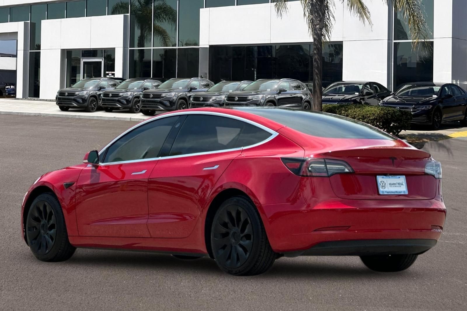 Used 2020 Red Multi-Coat Tesla Standard Range Plus image 5