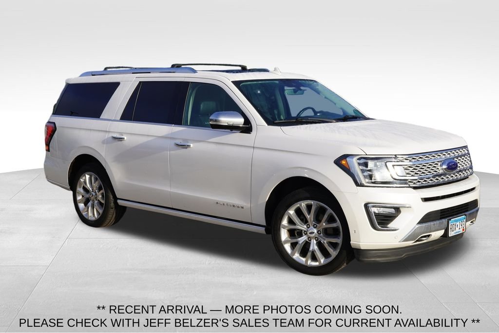 Used 2018 White Platinum Metallic Tri-Coat Ford Platinum image 1