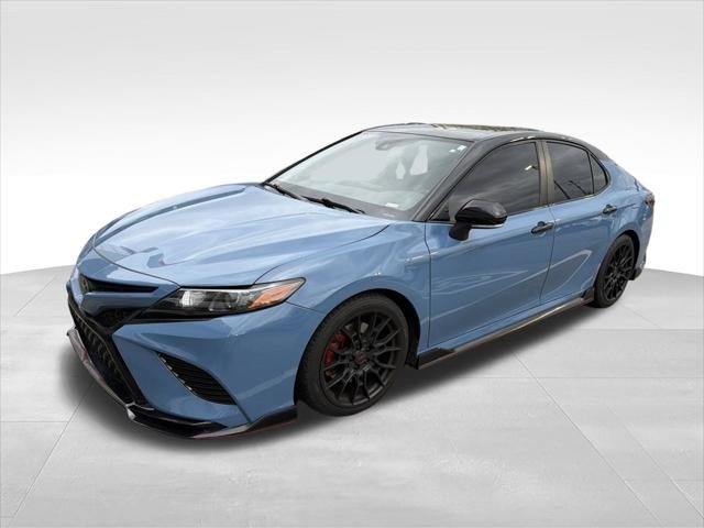 Certified Used 2022 CAVALRY BLUE W/BLK Toyota TRD V6 image 1
