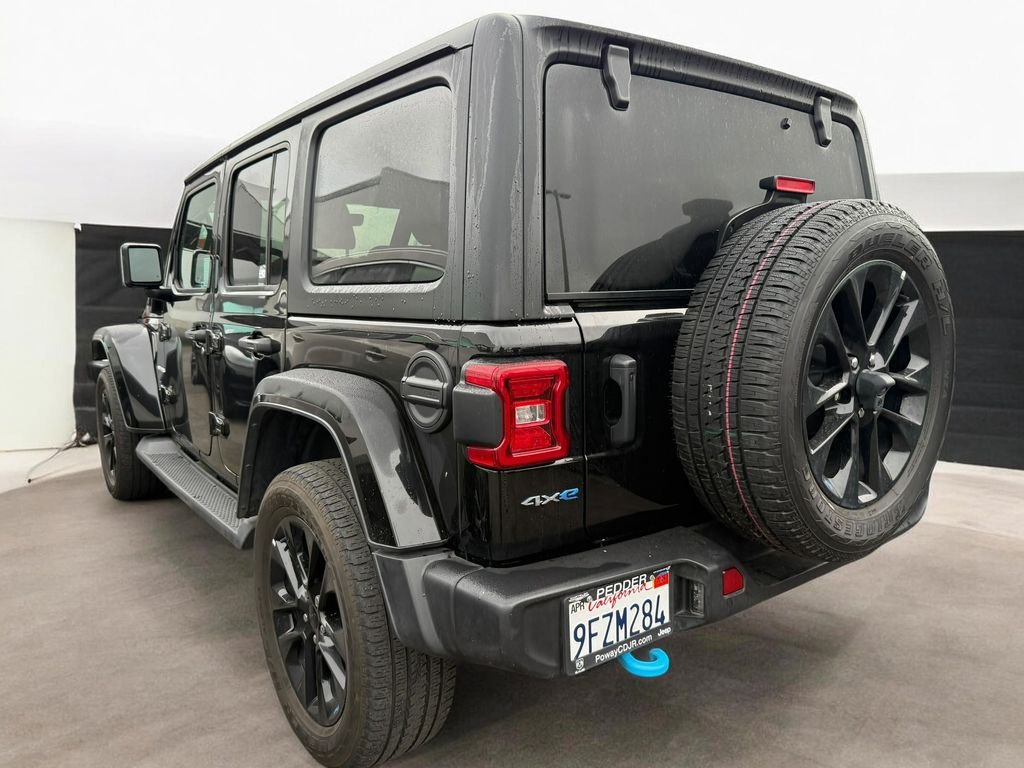 Used 2023 Jeep Wrangler 4xe Sahara 4XE with VIN 1C4JJXP6XPW583110 for sale in San Diego, CA