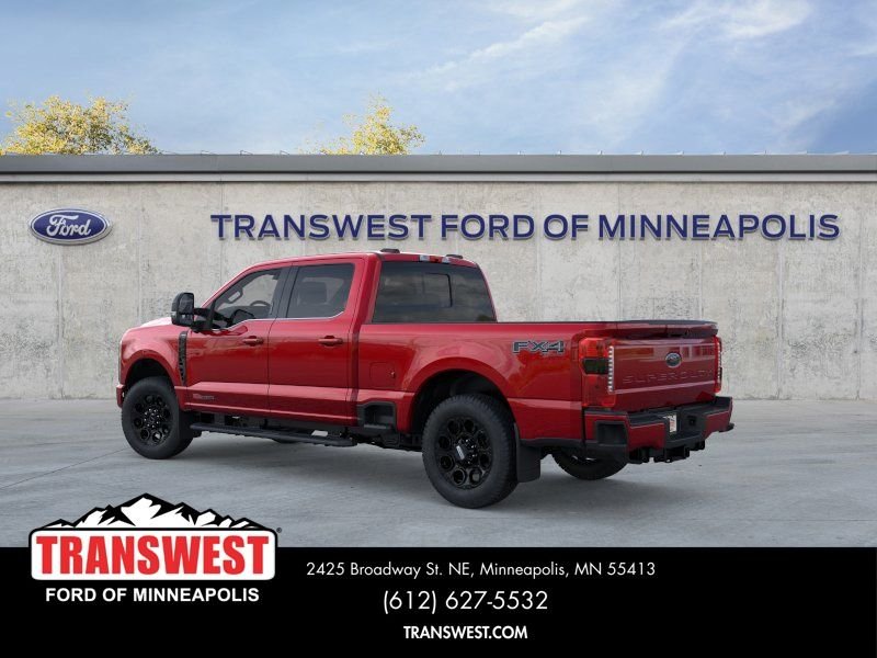 New 2026 Ruby Red Metallic Tinted Clearcoat Ford F-350® Lariat® image 4