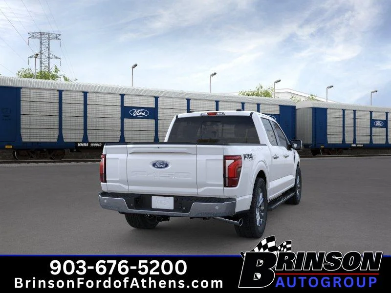 New 2026 Star White Metallic Tri-Coat Ford Lariat® image 8
