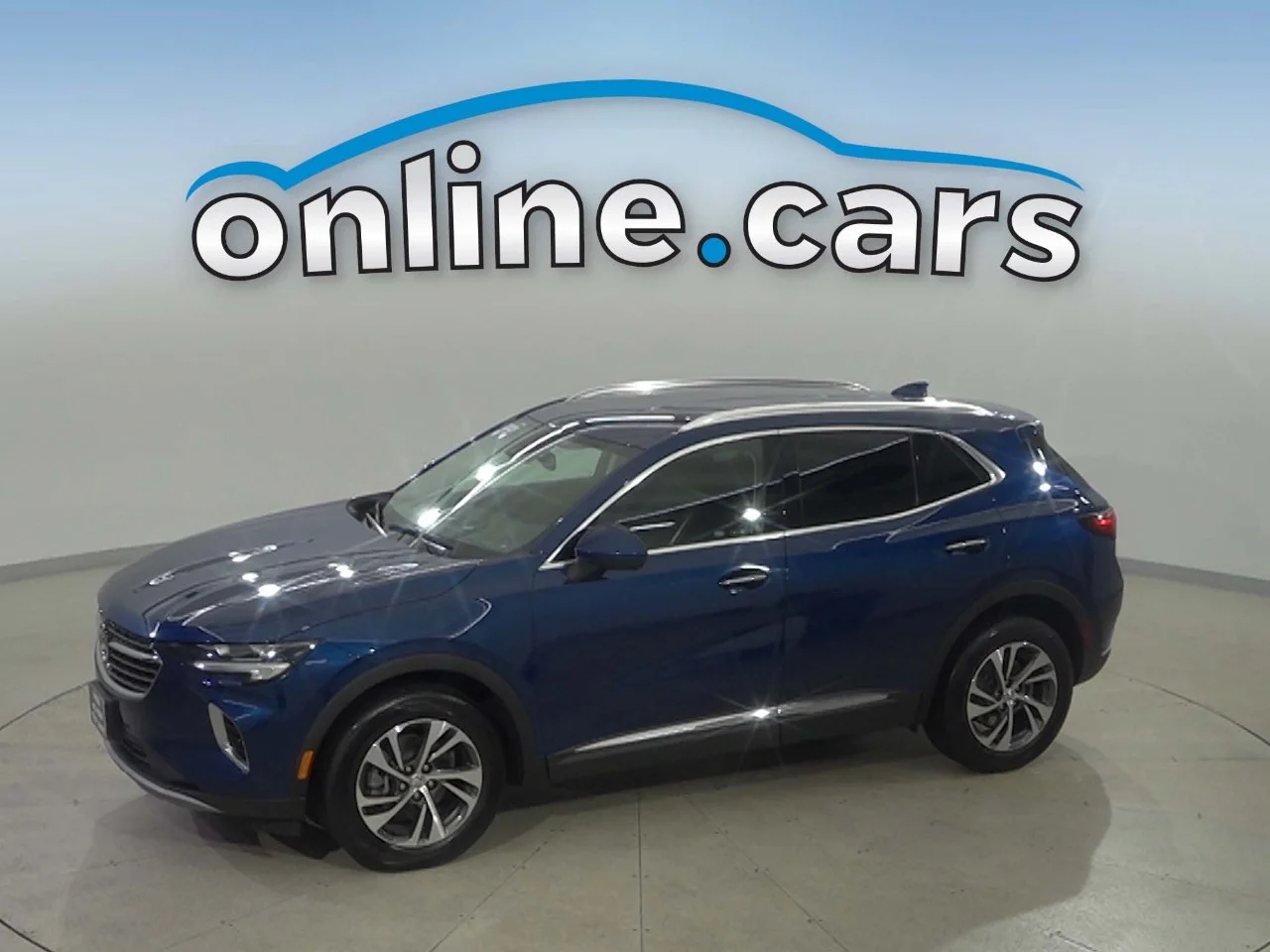Certified Used 2023 Blue Buick Essence image 1