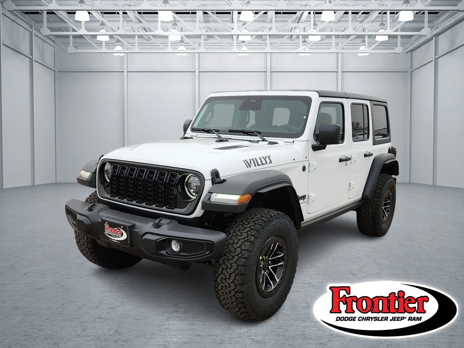 New 2026 Bright White Clear-Coat  Paint Jeep 4-DOOR WILLYS image 1