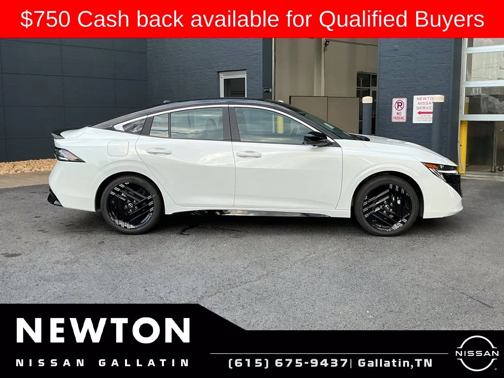 New 2027 Aspen White TriCoat / Super Black Two-tone Nissan SR image 6