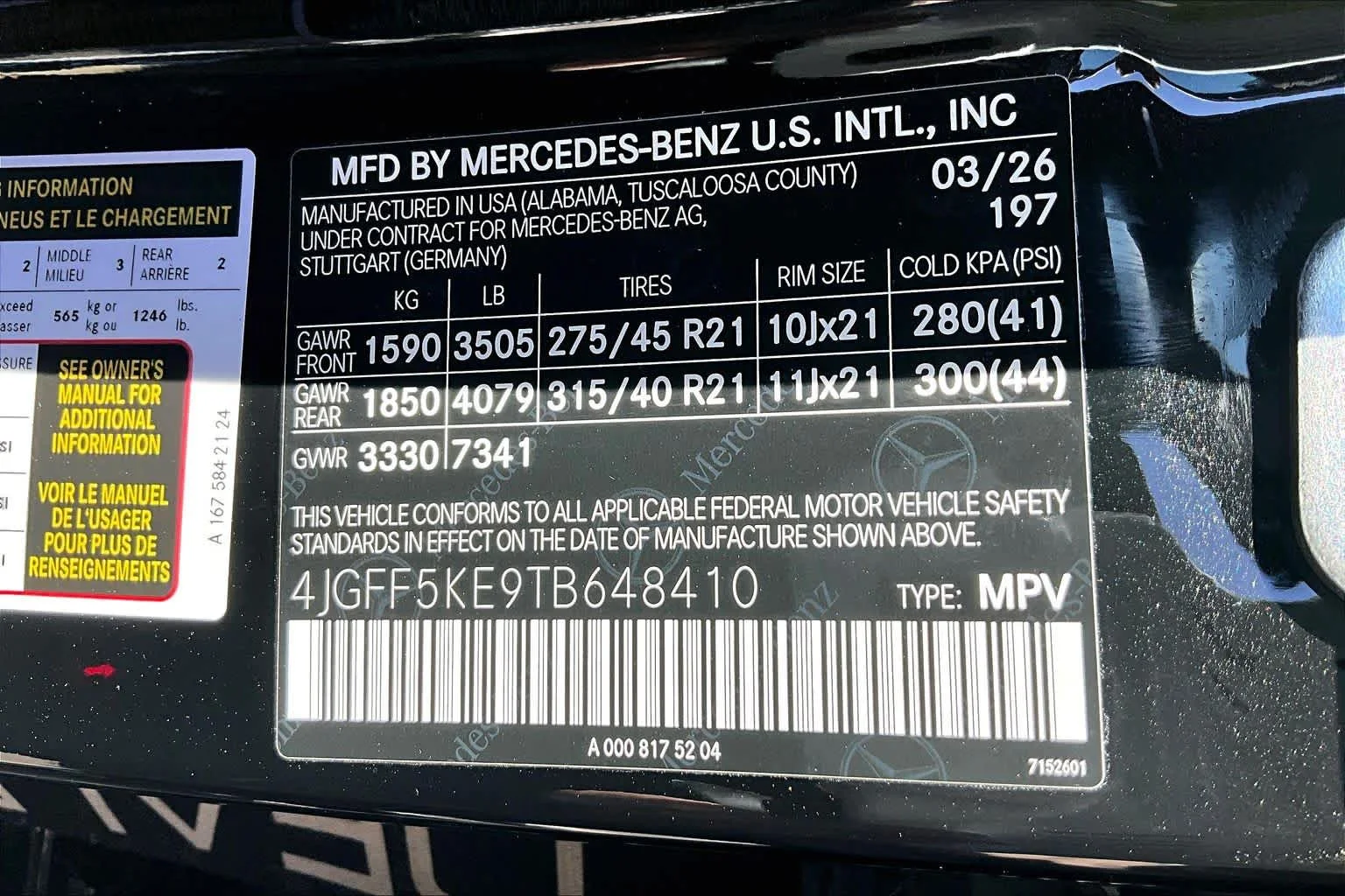 New 2026 Obsidian Black Metallic Mercedes-Benz GLS 450 image 19