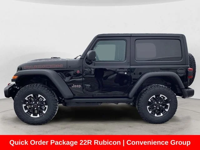 New 2026 Black Clearcoat Jeep 2-DOOR RUBICON image 2