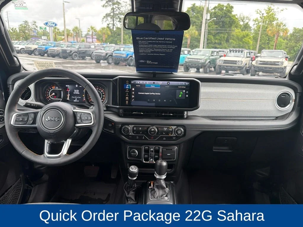 Certified Used 2025 Blue Pearl Jeep Sahara image 16