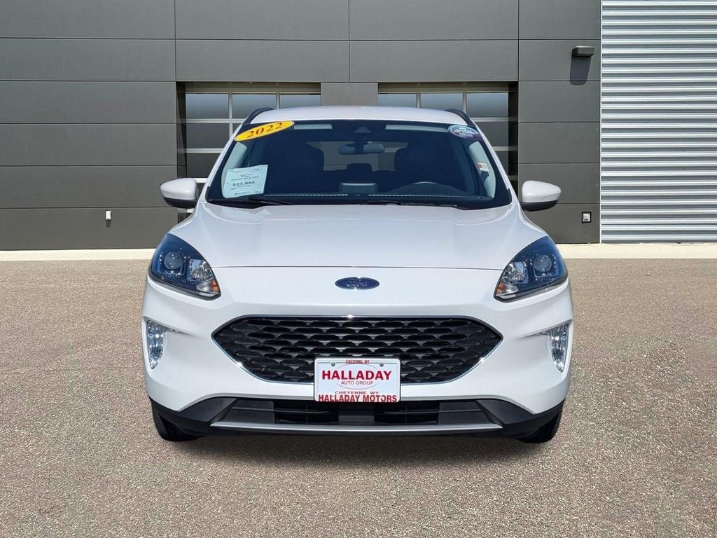 Used 2022 Star White Metallic Tri-Coat Ford SEL image 2