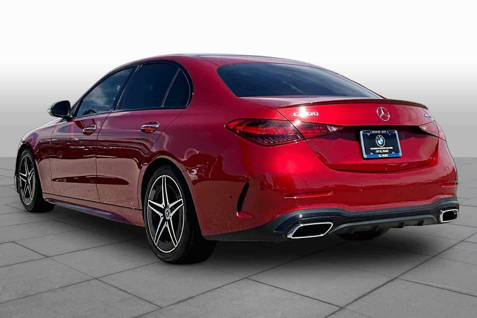 Used 2022 MANUFAKTUR Cardinal Red Metallic Mercedes-Benz C 300 image 11