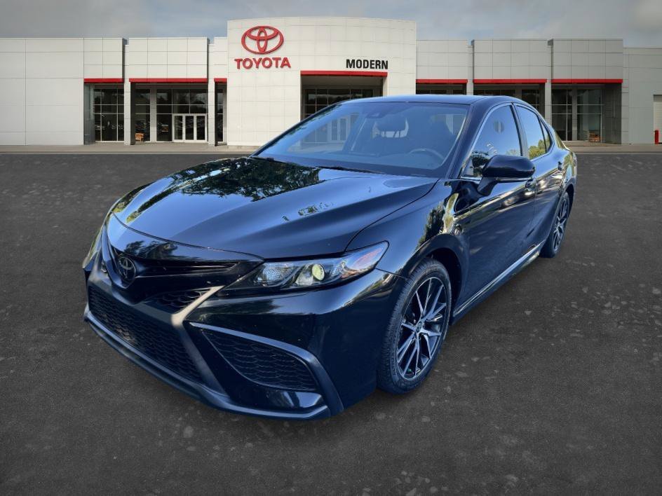 Used 2024 Midnight Black Metallic Toyota SE image 1