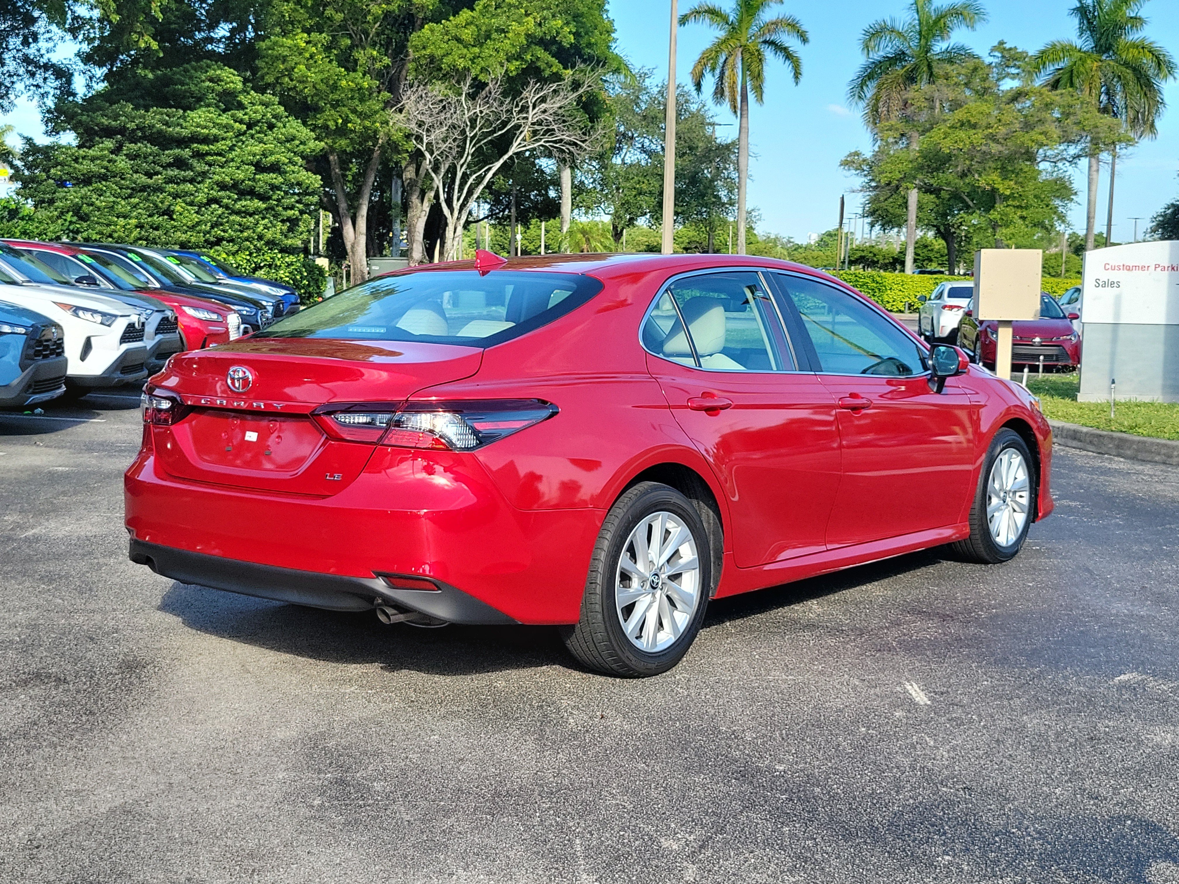 Used 2024 Red Toyota LE image 4