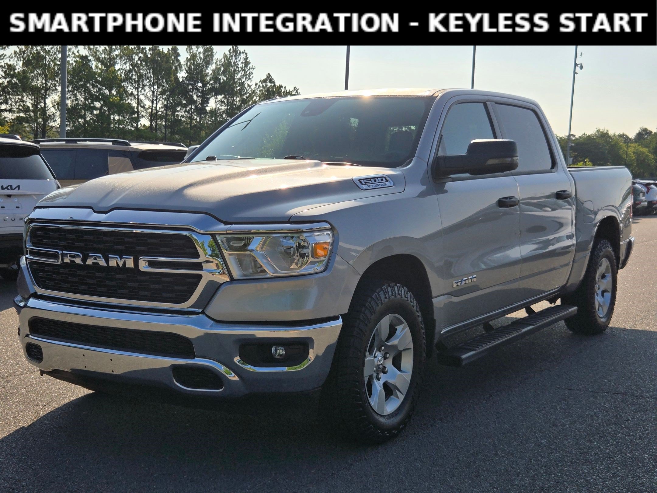 Used 2023 Billet Silver Metallic Clearcoat Ram Big Horn image 3