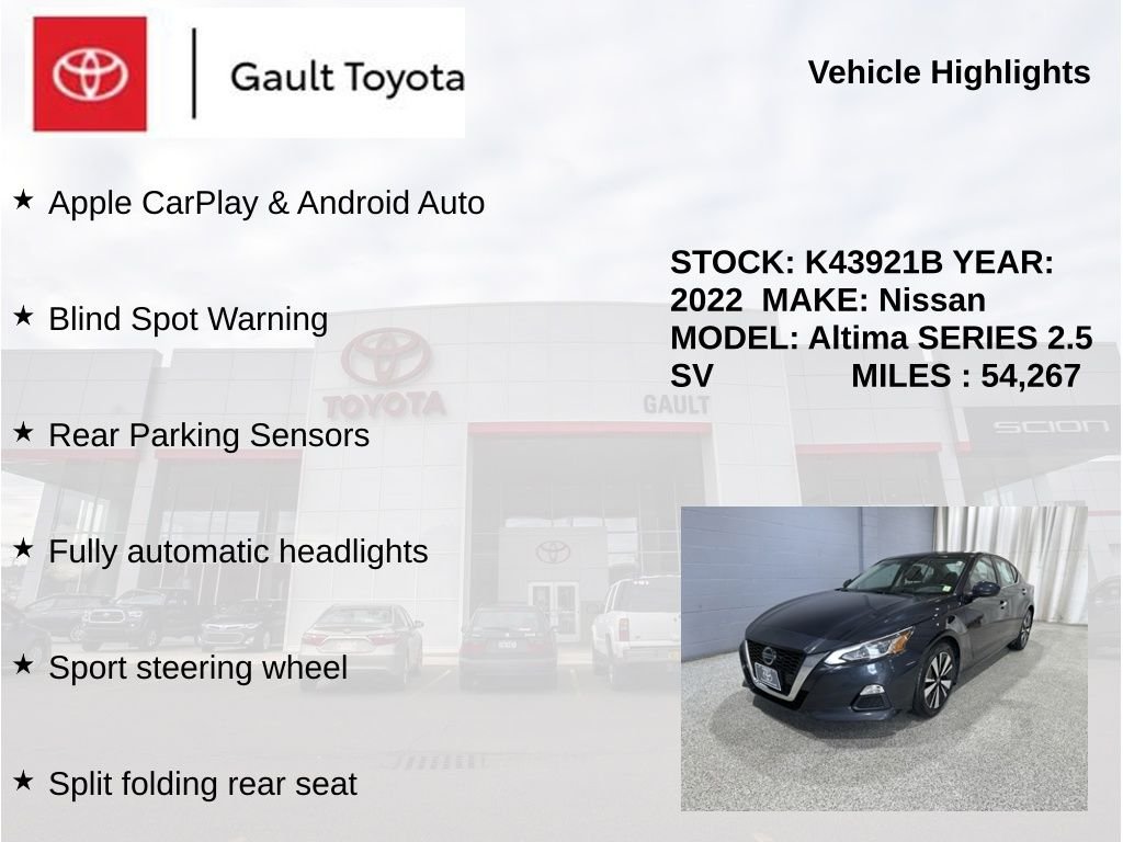 Used 2022 Blue Metallic Nissan 2.5 SV image 5
