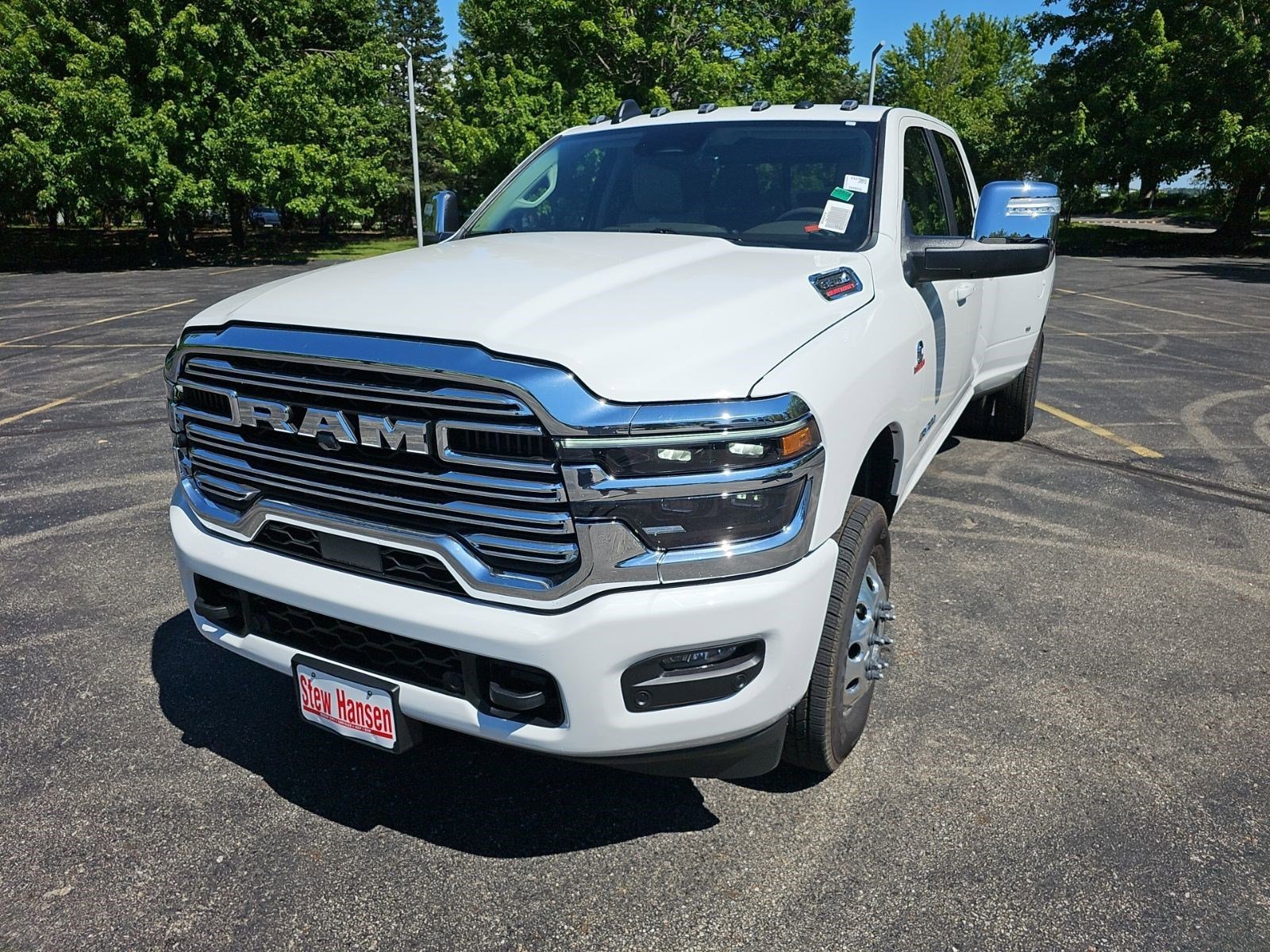 New 2026 Bright White Clearcoat Ram Laramie image 1
