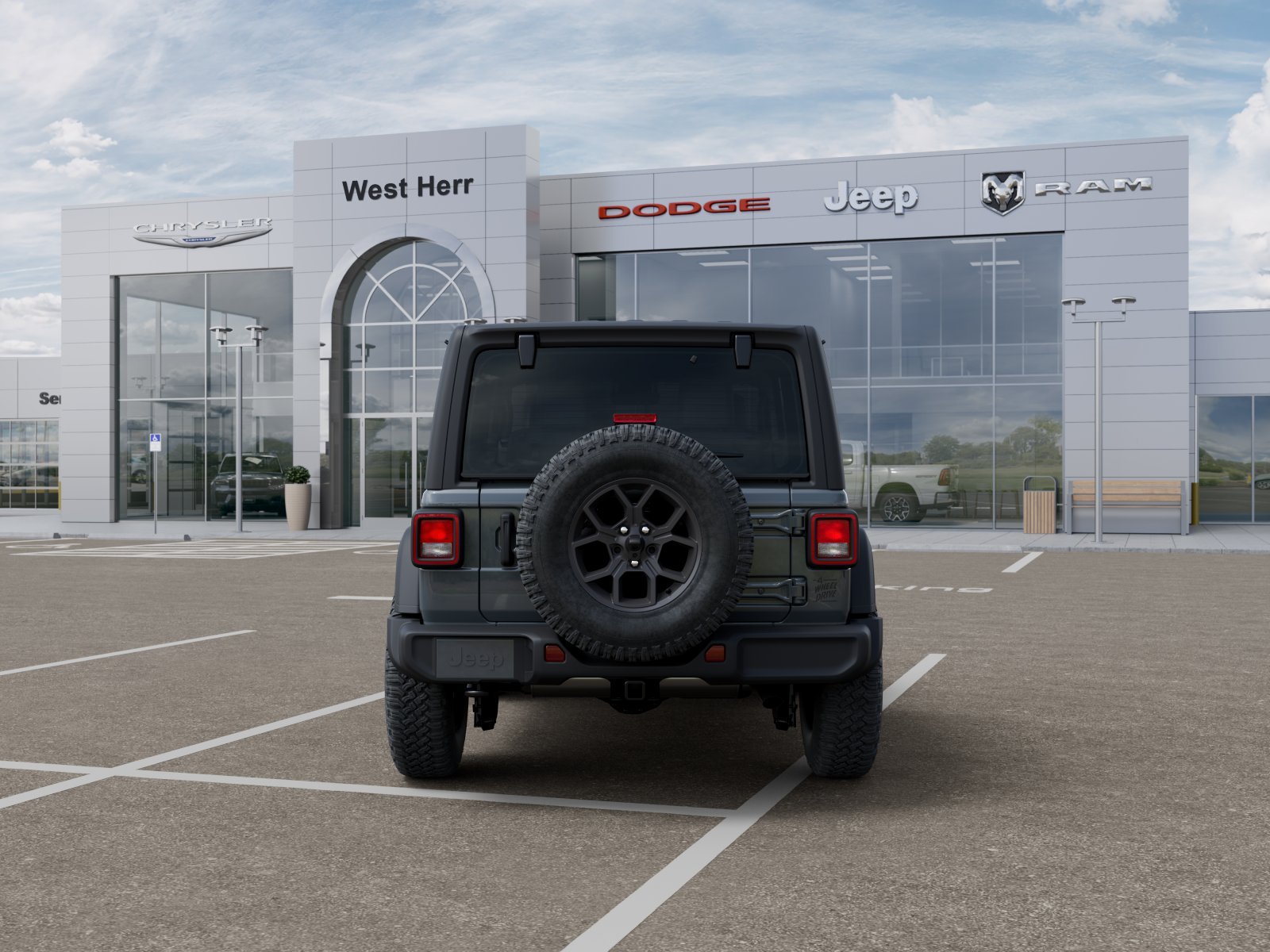 New 2026 Anvil Clear-Coat Exterior Paint Jeep WRANGLER 2-DOOR WILLYS image 33