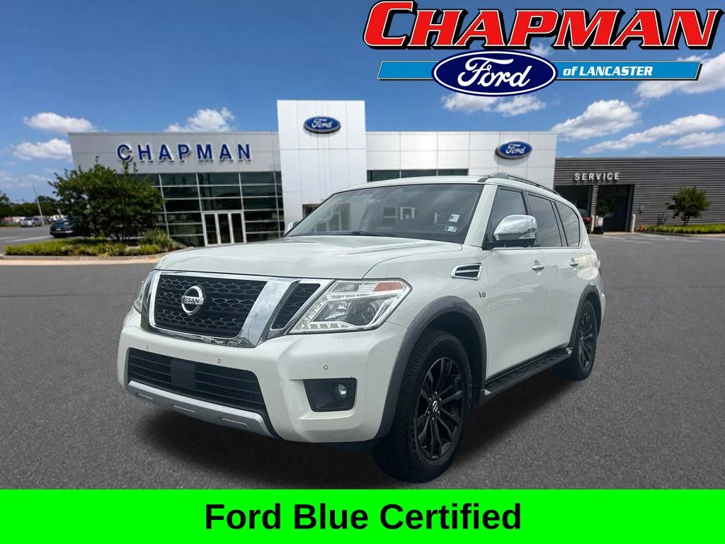 Certified Used 2017 White Nissan Platinum image 1